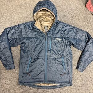 Men's Navy Hooded Puffer Jacket
